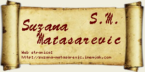 Suzana Matasarević vizit kartica
